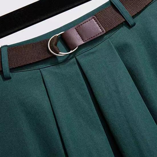 Женская юбка миди, однотонная, с высокой талией, с широким подолом, юбка А-силуэта с поясом, мягкая