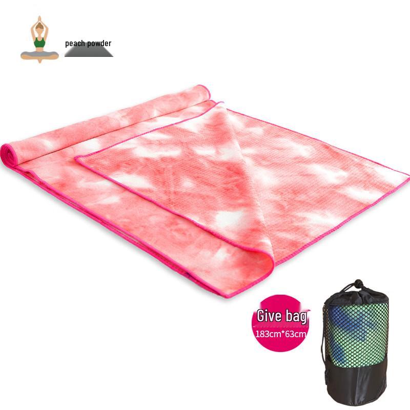 Коврик для йоги с эффектом тай-дай и противоскользящим покрытием Tiemuyun (2-Pack)
