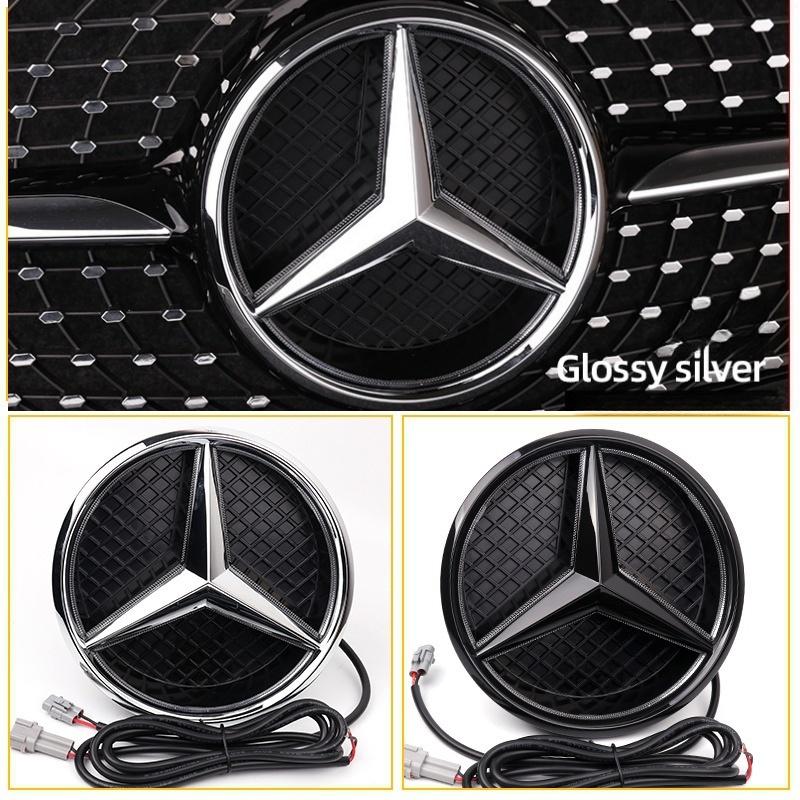 AABGV1 1pcs Car Grille Emblem Star Badge Front Grille Logo for Mercedes Benz W204 W205 X253 X156 W176 W177 W167 W246 W117 X167,