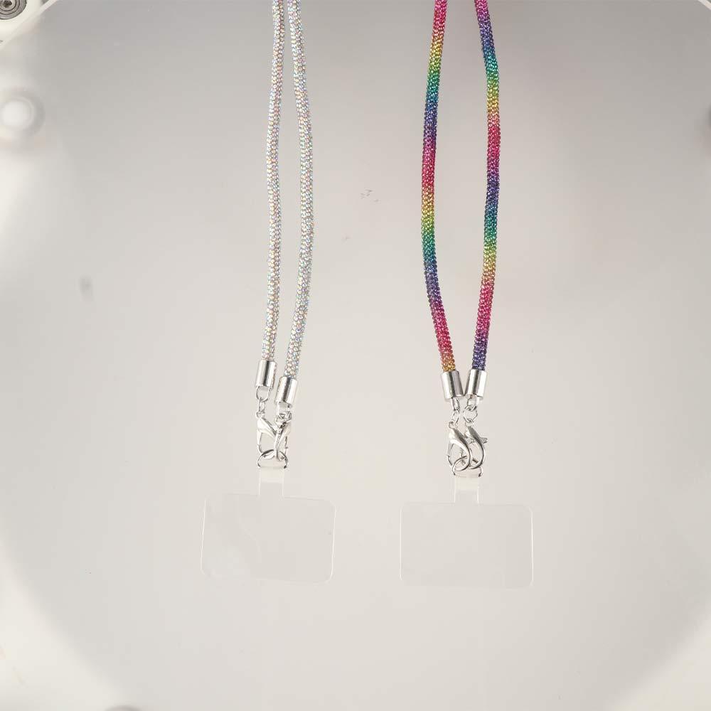 Подвесной шнур, блестящий шнурок для телефона со стразами, длинная цепочка для мобильного телефона для женщин/леди/девушек