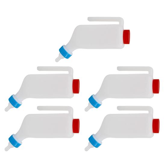 1/2/3/5 шт. бутылочек для молока ягненка с эргономичной ручкой, без BPA, четкая маркировка измерений, бутылочки для кормления козьего молока большой емкости