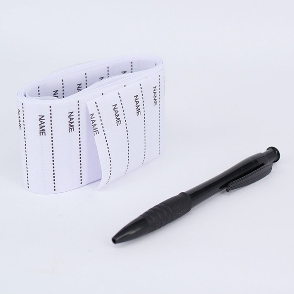 Аксессуары для одежды Тканый Набор моющихся маркеров Бирки для одежды Пришивные Именные бирки Тканевые бирки