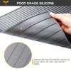 Silicone Draining Mat Dish Drying Mat Folding Draining Pad Kitchen Drainer Mat Heat Resistant Pot Mat