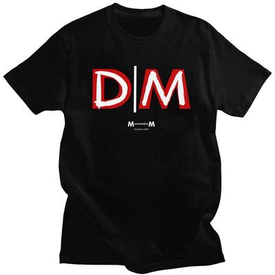 Модные Электронные Рок DDepeche Крутые Модные Футболки Мужские Футболка с Коротким Рукавом Повседневная Футболка 100% Хлопок Оверсайз Футболка