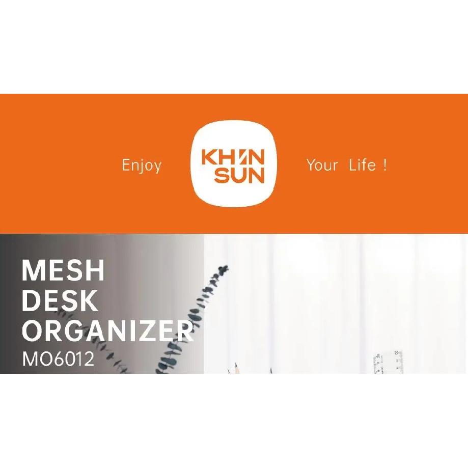 Mesh Desk Organizer Sturdy Metal Pen Stand Student Stationery Office Supplies