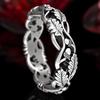 Luxury New Thorny Fashion Ring Alloy Creative Retro Style Literary Forest Ring Tide
