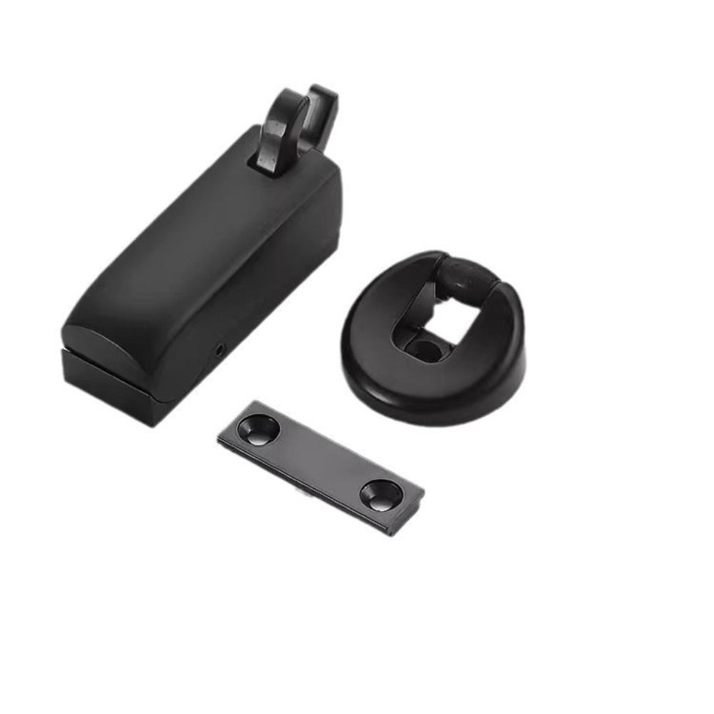 Metal Accessories Silent Door Stop Space Saving Wall Mount Stopper Bathroom