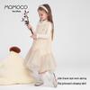 MOMOCO Зимнее платье-жилет для девочек, комплект из двух предметов