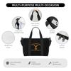 Yellowstone Dutton Ranch Graphic Print Travel Duffel Bags Unisex Waterproof Foldable Luggage Bag Lightweight Durable Handbag