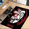 La Casa De Papel Printed Carpetrugfor Office Chair Living Room Bedroom Kitchen Room Decor Gifts