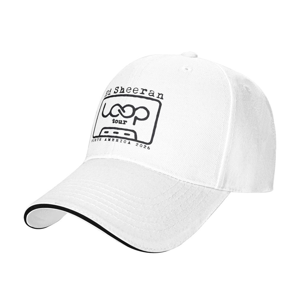 Ed Sheeran Loop Tour North America 2026 Concert Music Tour 2026 Sun Baseball Cap Hip Hop Hats For Unisex Unisex Snapback Cap