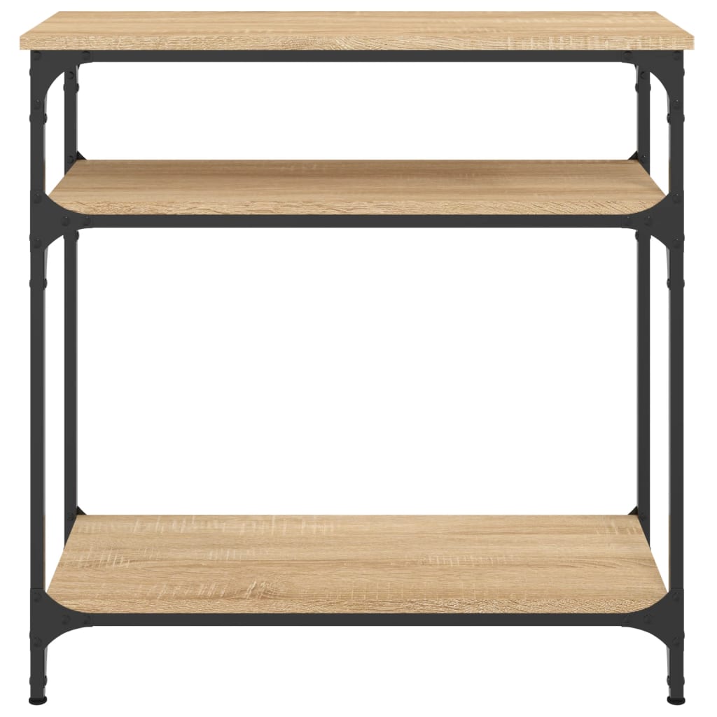 Console Table Sonoma Oak 75x29x75 cm Particleboard