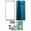 Mobile Phone Back Glass Cover and Outer Glass Panel Replacement for Samsung S10 G973Green
