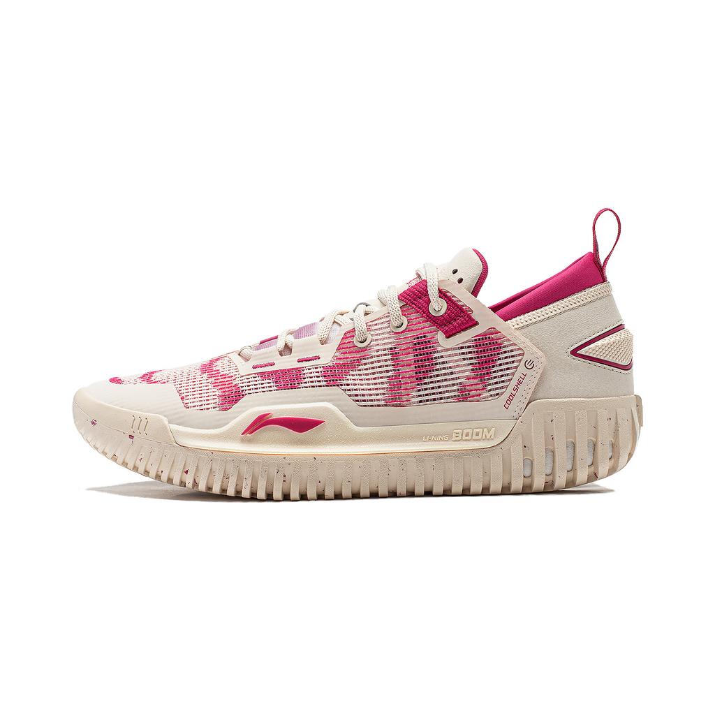 Li Ning BadFive 3 Low Slip Resistant And Breathable Coverage Low top Basketball Shoes Men's Matte Ecru ABFU005-22