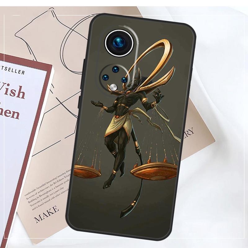 Египет Нефертити Анубис Анх Чехол Для Honor Magic 7 5 6 Lite V5 50 70 90 200 400 Pro X8a X8b X8c X9a X9b X9c X9d Обложка