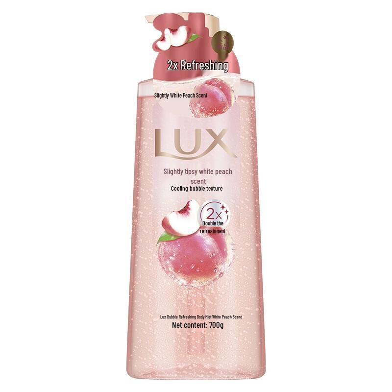 Освежающий гель для душа Lux Bubbly с ароматом белого персика