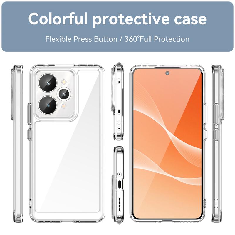 Transparent Case For Realme 15 Case Anti-knock Silicone Colorful Cover Realme 15 Case For Realme 15 Pro Shockproof Phone Case