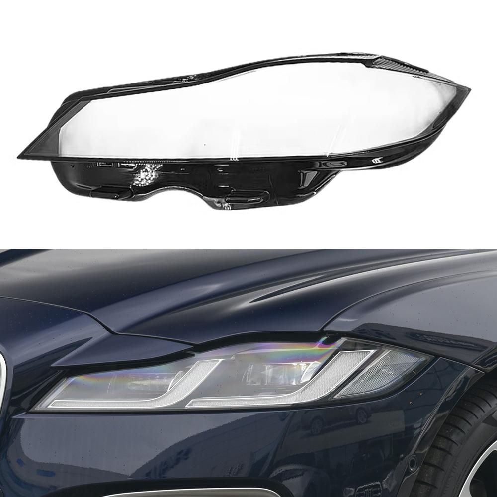 Car Headlight Cover Lens Glass Shell Front Headlamp Transparent Lampshade Auto Light Lamp For Jaguar XF XFL 2021 2022 2023