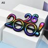 2026 С Новым Годом Очки Цифра Очки Алмазный Блеск Солнцезащитные Очки Косплей Реквизит Рождественская Вечеринка Украшение Смешные Очки
