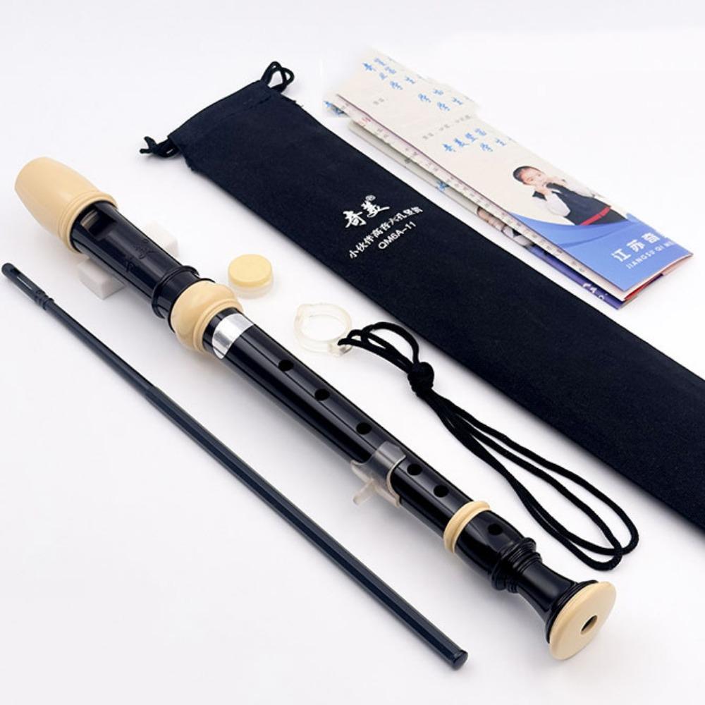 Baroque Fingering Eight Hole Clarinet Easy Adjustable Vertical Flute Musical Instrument