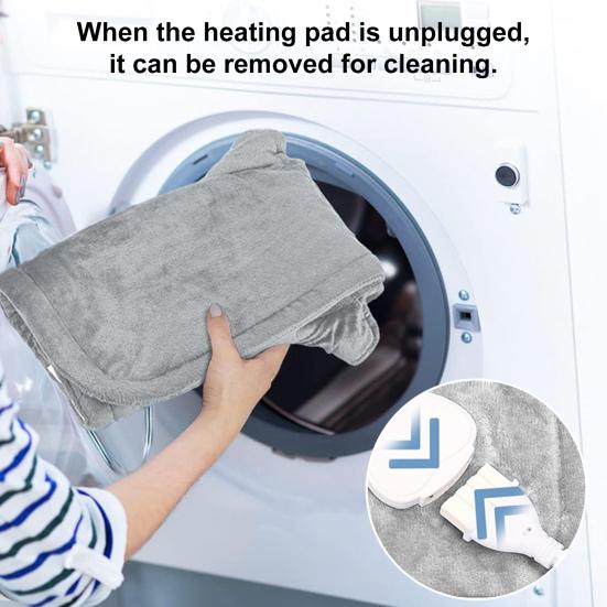 Электрический нагревательный платок с автоматическим выключением, розетка UK, регулируемые кнопки, быстрый нагрев, обогрев плеч, шеи, спины, 6 уровней регулировки температуры