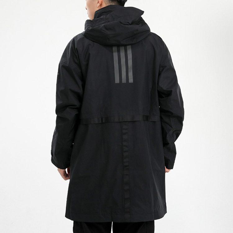 adidas Куртки Мужские Черные С Капюшоном Умеренные Другие FI0632