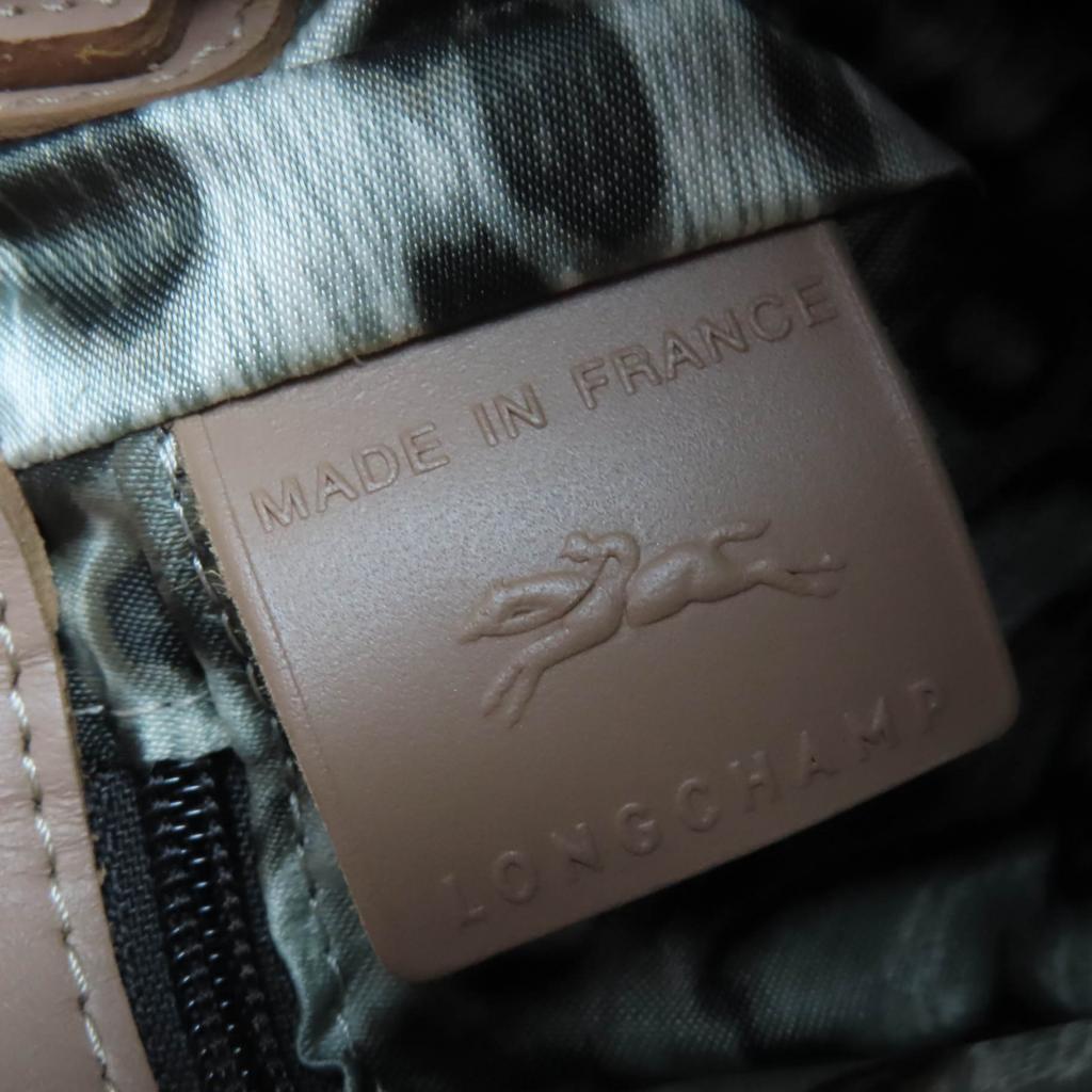 Превосходная сумка через плечо Longchamp Amazone Chain 2WAY сумка из коричневой кожи Женская Б/У