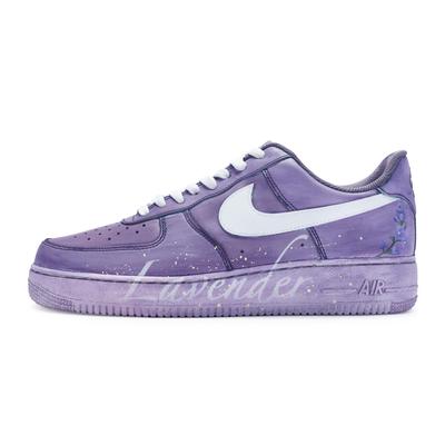 Air Force 1 Low 811 Производство, Лавандовые Низкие Кроссовки для Скейтборда, Размеры для Девочек (GS), Бело-Фиолетовые DH2920-111(Команда80-)