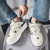 2024 Мужские новые дышащие белые туфли Модные и универсальные туфли на толстой подошве для спорта и отдыха на доске Модная обувь