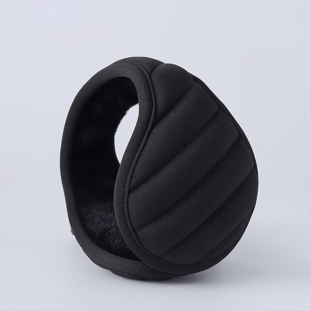 Thick Plush Lined Winter Earmuffs Soft Windproof Ear Covers Portable Plush Earmuffs Outdoor Use