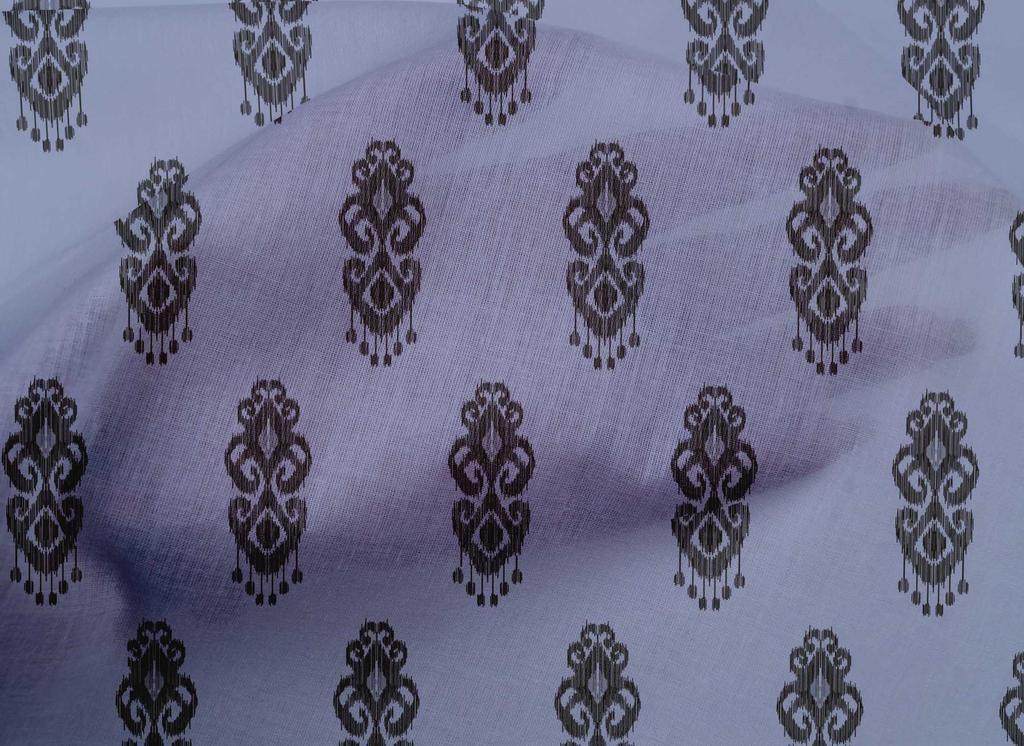 oneOone Хлопковая гибкая ткань Этническая ткань с рисунком икат шириной 1 ярд 40 дюймов