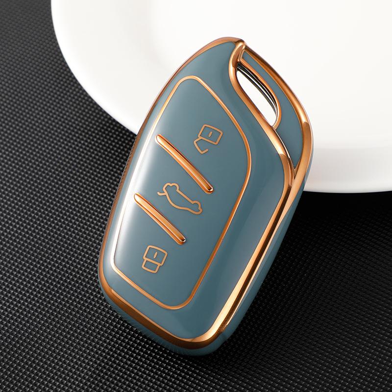 Soft TPU Car Smart Key Cover Case Bag Shell Holder for Roewe RX5 I6 I5 RX3 RX8 ERX5 for MG ZS EV MG6 EZS HS EHS Accessories