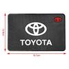 Car Badge Styling Non-Slip Mat Center Dashboard Anti-slip Pad Interior for TRD Toyota Corolla Gr Yaris Aygo GT86 Prius RAV4 Camry