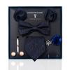 High-End Wedding Groom Tie Pocket Towel Corsage Gift Box Set Men'S Tie