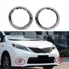 2011-2017 Toyota Sienna SE Накладка противотуманной фары Хромированное кольцо отделки