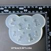 Practical Silicone Small Bear Accessories Mould Unique Epoxy Resin Jewelry Making Molds for Crafting Enthusiasts