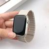 Ремешок для Apple Watch Band 44 мм, 40 мм, 45 мм, 41 мм, 42 мм, 38 мм, силиконовый браслет с магнитной петлей iWatch Series 8 7 Ultra 3 5 6 SE