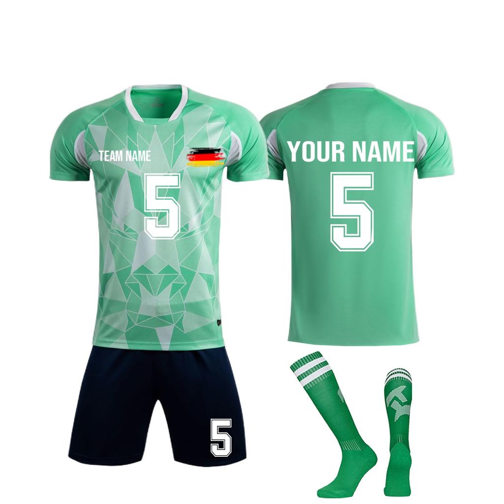 Комплект персонализированных рубашек для мужчин и девочек с именем и номером, футбольные майки на заказ для мальчиков, тренировочный костюм