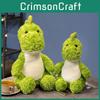 Green Adorable Dinosaur Plush Toy Soft Stuffed Animal Pillow For Sleep Comfort