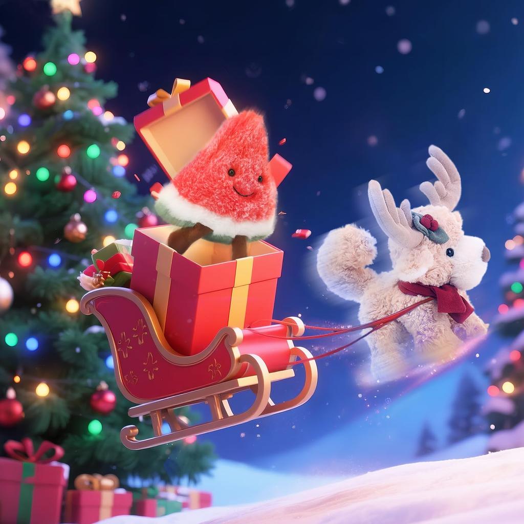 Абрикосовый Ягненок Свежий Арбуз Плюшевый Мягкий и Пушистый Свежий Арбуз для Мальчиков и 15см Игрушка, Милый, Девочки,