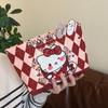 Косметичка Hello Kitty Sanrio Кот Kt Большой Вместимости Портативная Сумка для Мытья Пенал Сумка для Мытья Пенал Менструальная Сумка