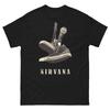 Nirvana Обувь Микрофон Рубашка Винтажная Grunge Футболка Y2K Рок Графика