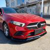 For Mercedes-Benz A-Class Sport Model W177 2019 2020 2021 2022 Front Bumper Splitter Lip Spoiler Diffuser Car Exterior BodyKits