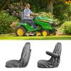 Universal Riding Lawn Mower Seat Cover 600D Oxford Cloth Waterproof Tractor Outdoor Seat Cover With Rear Storage Bag Accessories