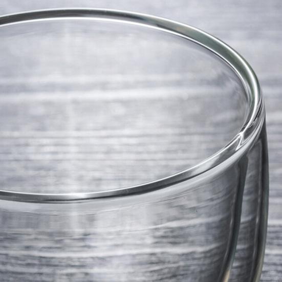 Чистые продукты, 150 мл, двухслойная термостеклянная чашка, термостойкая кружка для чая и кофе с ручкой