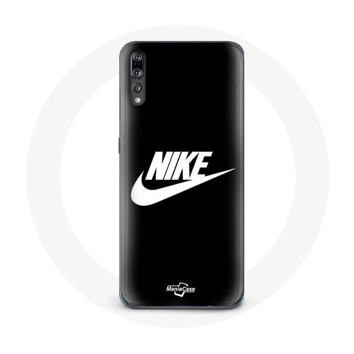 Case - Nike - Huawei P20 - Soft - Black - White Logo
