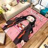 Custom personalization Demon Slayer Nezuko Area Rug - Perfect For Kitchen, Bathroom,Laundry Room Decor Large Size Available,Gift All Seasons