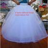 4/6/8 Layers Tulle Petticoat Wedding Accessories Chemise Without Hoops For A Line Wedding Dress Wide Puffy Underskirt