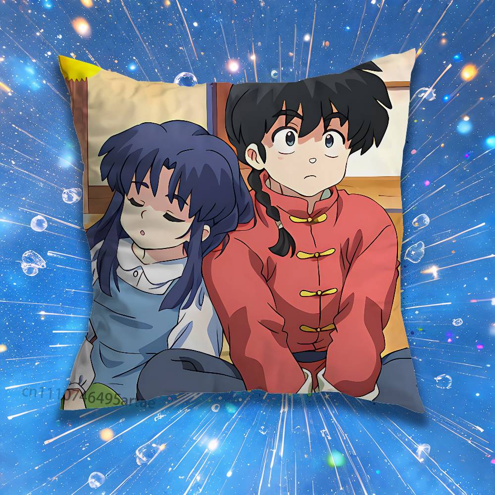 COOL Ranma Pillow for Sofa Seat Chair DecorativeModern Home Decor Print Throw Cushion