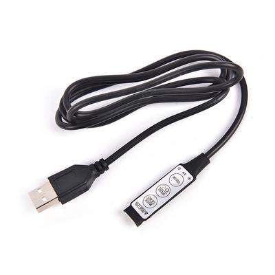 DC 5V Usb Led RGB контроллер 3Key 4Pin пульт дистанционного управления для светодиодной ленты